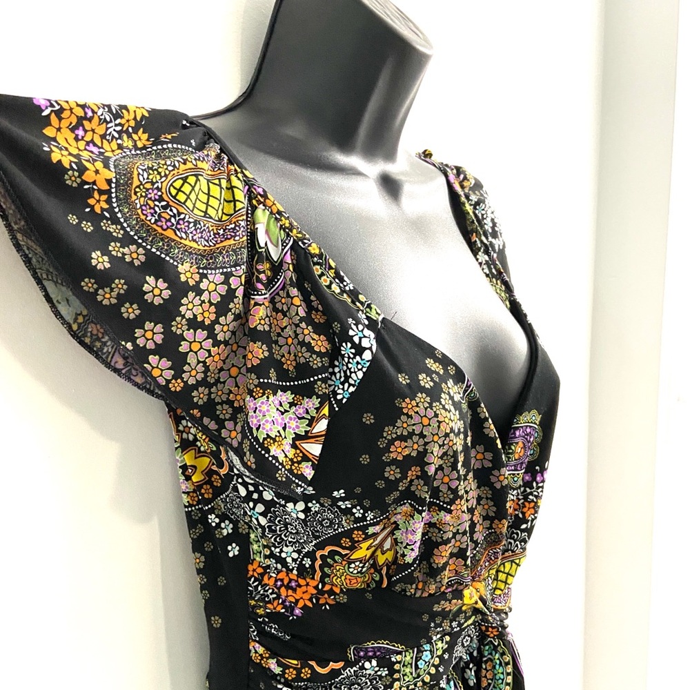 Paisley print dress